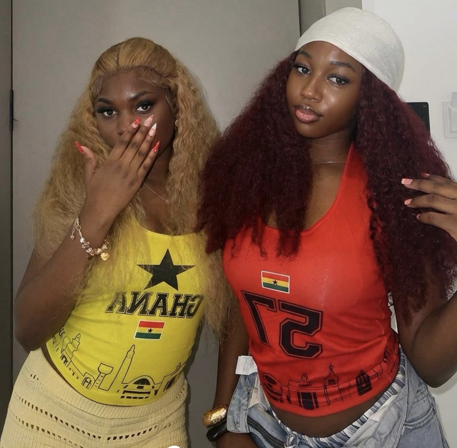 RARITYBYADEL Halter Neck Ghana Jerseys
